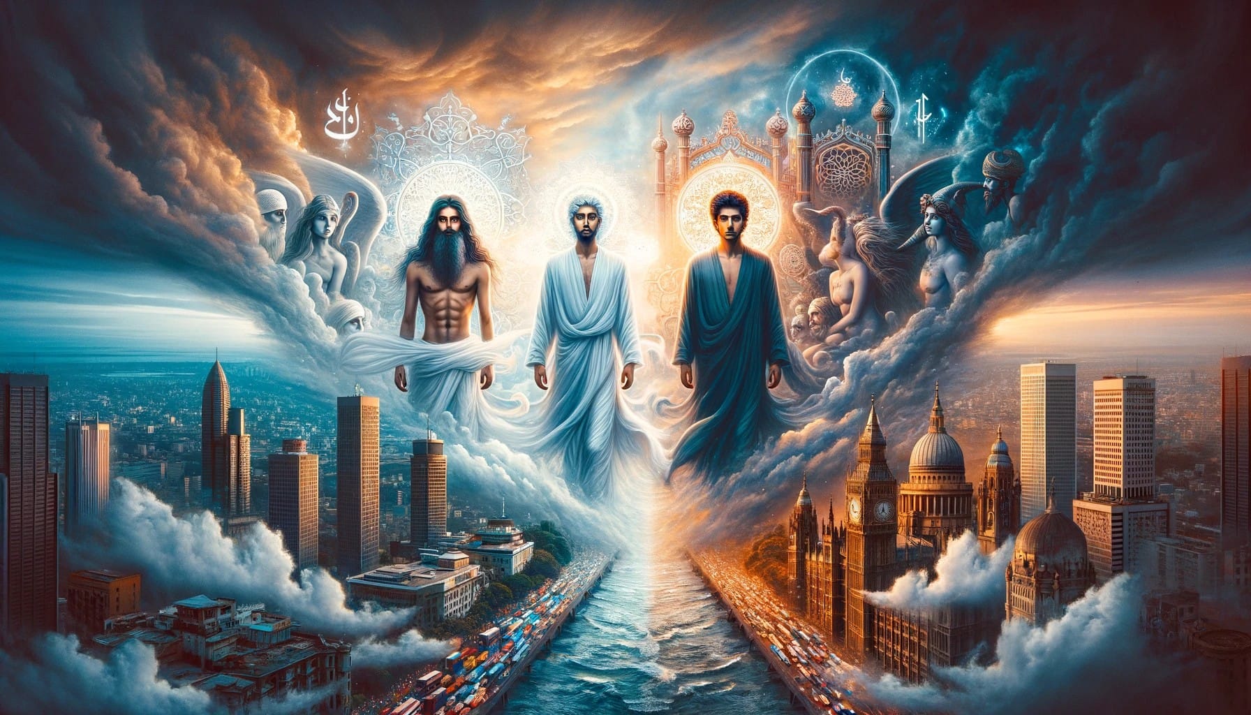 Imagen inspirada en el libro los versos satánicos
