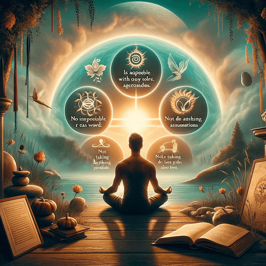 Imagen inspirada en los cuatro acuerdos