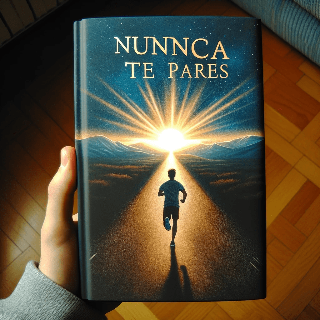 Portada inspirada en el libro Nunca te pares